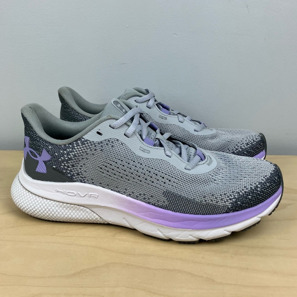 Under Armour Women’s Size 8.5 HOVR Turbulence 2 Gray Athletic Running Shoes